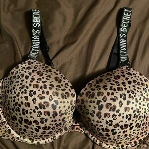 VS very sexy push up bra with shine straps.